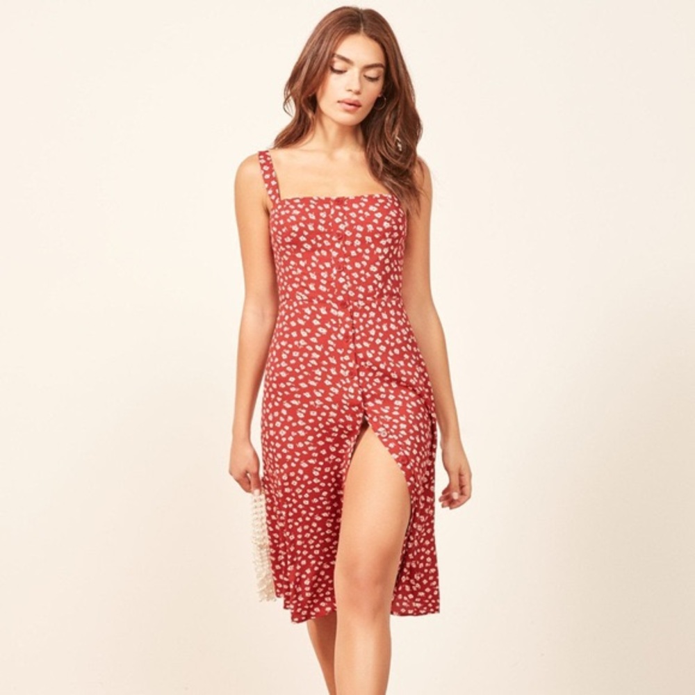 Reformation dress persimmon sz 8